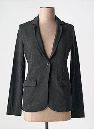 Blazer coupe cintrée gris MAJESTIC FILATURES femme