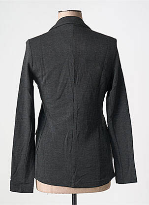 Blazer coupe cintrée gris MAJESTIC FILATURES femme
