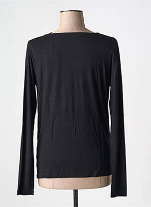 T-shirt manches longues manches longues noir MAJESTIC FILATURES femme