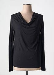 T-shirt noir MAJESTIC FILATURES pour femme seconde vue