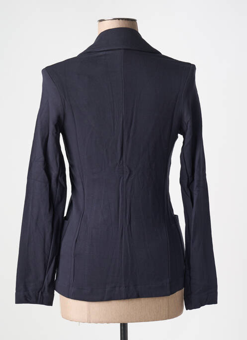 Blazer bleu MAJESTIC FILATURES pour femme