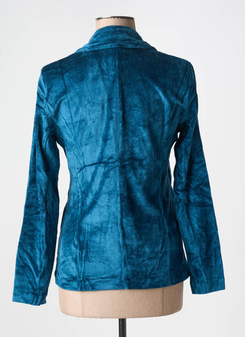 Blazer bleu MAJESTIC FILATURES pour femme