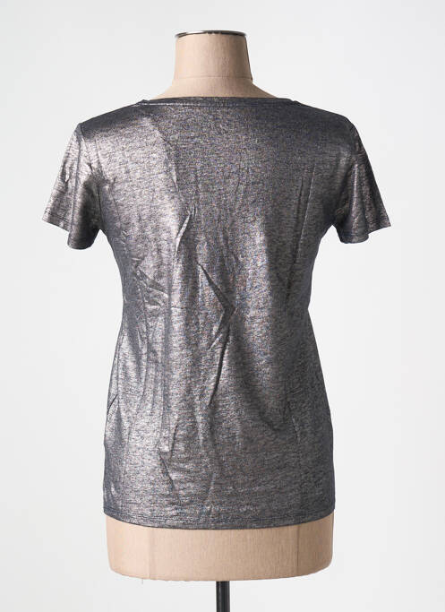 T-shirt gris MAJESTIC FILATURES pour femme
