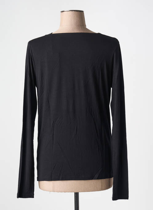 T-shirt noir MAJESTIC FILATURES pour femme