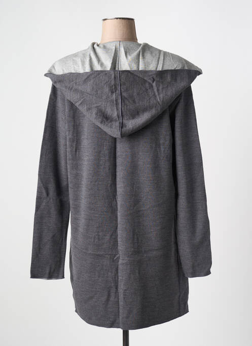 Veste casual gris MAJESTIC FILATURES pour femme