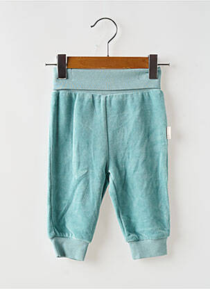 Pantalon droit tissage velours taille élastique vert STEIFF garçon