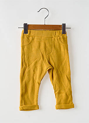 Jegging poches taille élastique jaune BB AND CO fille