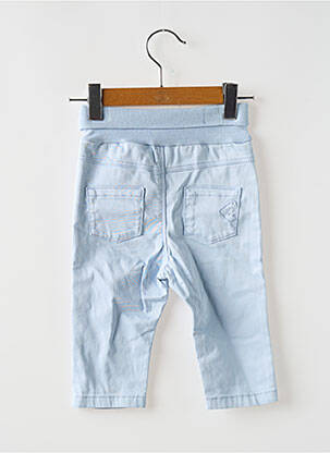 Pantalon slim tissage popeline taille élastique bleu STEIFF garcon