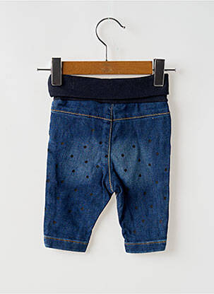 Jeans coupe slim stretch taille élastique bleu STEIFF fille