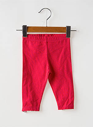 Legging stretch taille ajustable rouge BULLE DE BB fille