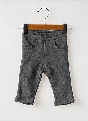 Pantalon slim stretch taille élastique gris PETIT BATEAU garçon