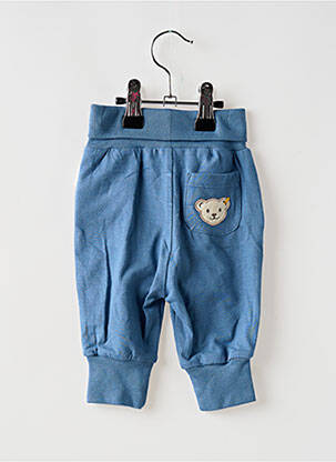 Pantalon droit poches taille élastique bleu STEIFF garçon