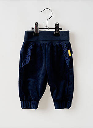 Pantalon droit resserrée sur le bas taille élastique bleu STEIFF fille