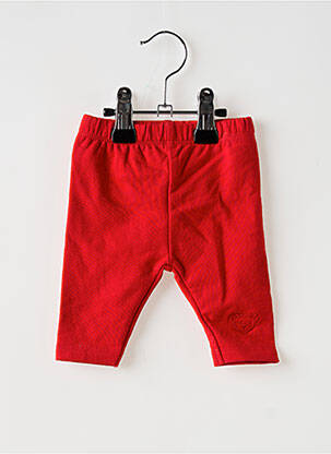 Legging stretch taille élastique rouge STEIFF fille