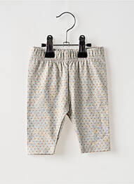 Legging sérigraphie taille élastique gris MOULIN ROTY fille