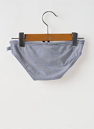 Slip de bain imprimé rayures bleu PETIT BATEAU garçon