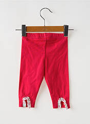 Legging rouge BULLE DE BB pour fille seconde vue