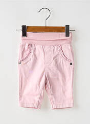 Pantalon slim rose STEIFF pour fille seconde vue