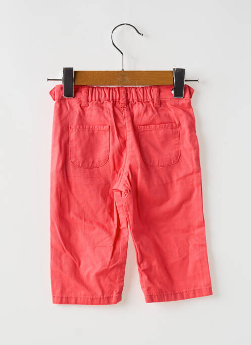 Pantalon droit rouge clair PETIT BATEAU pour fille
