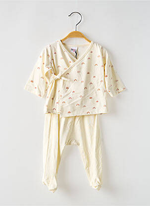Ensemble pantalon manches longues beige BB AND CO fille