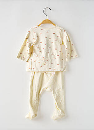 Ensemble pantalon manches longues beige BB AND CO fille