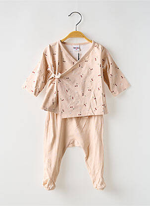 Ensemble pantalon manches longues rose BB AND CO fille