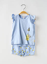 Ensemble short manches courtes bleu STEIFF fille