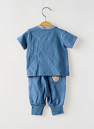 Ensemble pantalon type de haut t-shirt bleu STEIFF enfant