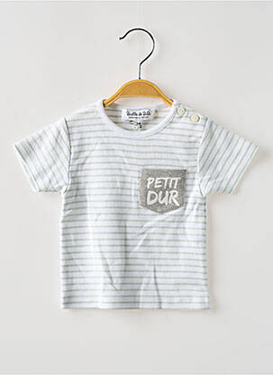 T-shirt imprimé fantaisie manches courtes blanc BULLE DE BB garçon
