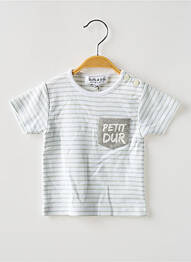 T-shirt coupe droite manches courtes blanc BULLE DE BB garcon