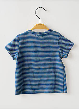 T-shirt stretch manches courtes bleu MOULIN ROTY garçon