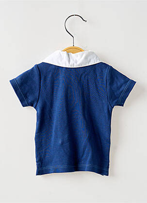 Polo coupe droite manches courtes bleu BULLE DE BB garçon