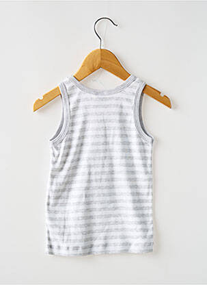 T-shirt coupe droite fines bretelles gris PETIT BATEAU garçon
