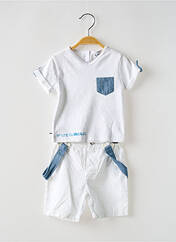Ensemble short blanc BULLE DE BB pour garçon seconde vue