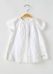 Robe courte blanc PETIT BATEAU pour fille seconde vue