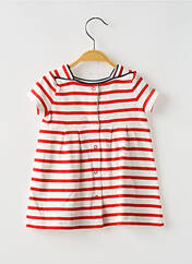 Robe mi-longue blanc PETIT BATEAU pour fille seconde vue