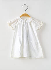 Robe mi-longue blanc PETIT BATEAU pour fille seconde vue