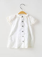 Robe mi-longue blanc PETIT BATEAU pour fille seconde vue