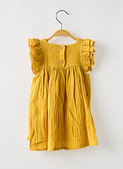 Robe mi-longue jaune BB AND CO pour fille seconde vue
