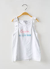 Top blanc BULLE DE BB pour fille seconde vue