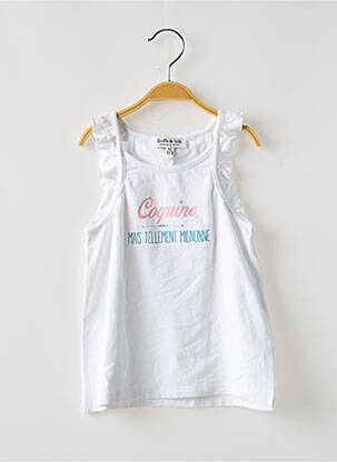 Top blanc BULLE DE BB pour fille