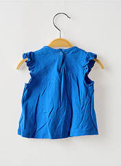 Top bleu PETIT BATEAU pour fille seconde vue