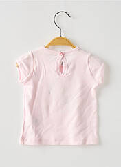 T-shirt rose PETIT BATEAU pour fille seconde vue