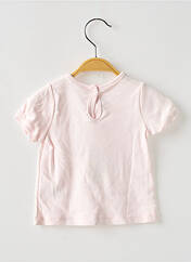 T-shirt rose PETIT BATEAU pour fille seconde vue