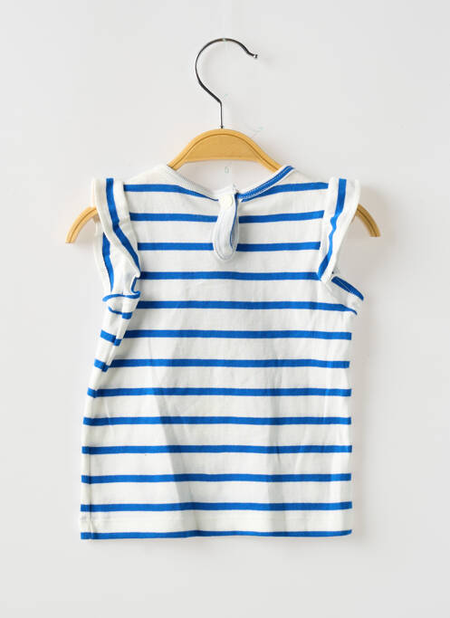 Débardeur bleu PETIT BATEAU pour fille