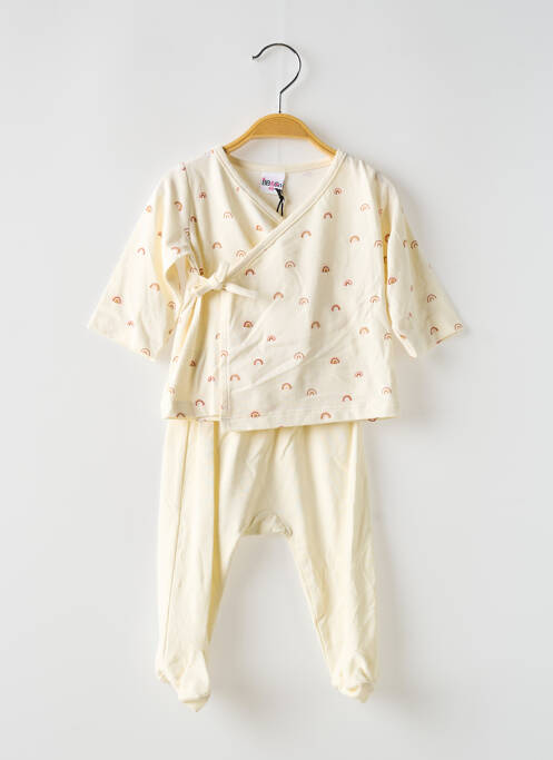 Ensemble pantalon beige BB AND CO pour fille