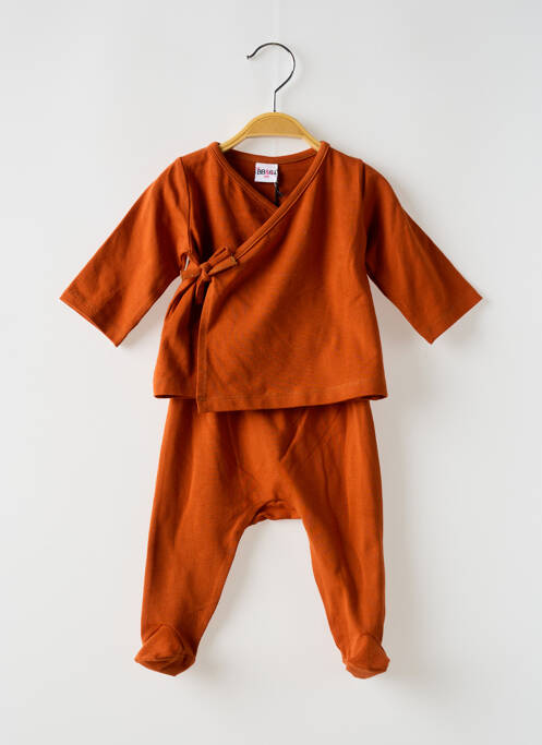 Ensemble pantalon orange BB AND CO pour fille