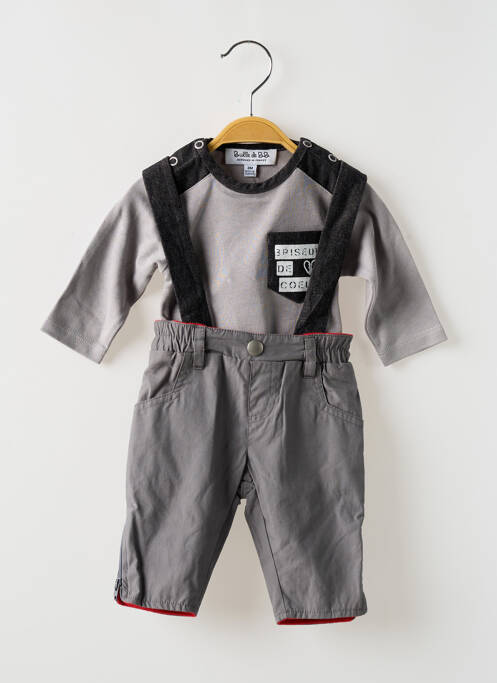 Ensemble pantalon gris BULLE DE BB pour garçon