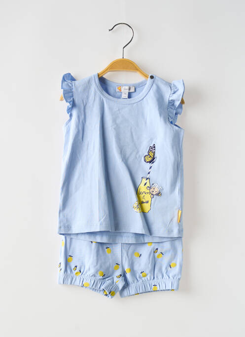 Ensemble short bleu STEIFF pour fille