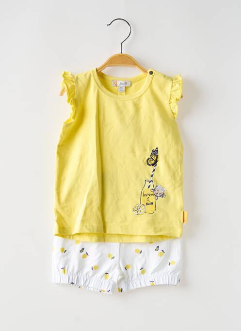 Ensemble short jaune STEIFF pour fille